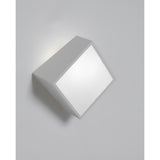 Mini Square 2 Light Outdoor Wall Light – Silver