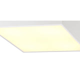 Mini 8 Light Square Flush Ceiling Light - White