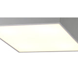 Mini 5 Light Square Flush Ceiling Light - Silver