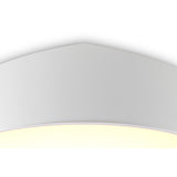 Mini Large 8 Light Round Flush Ceiling Light - White