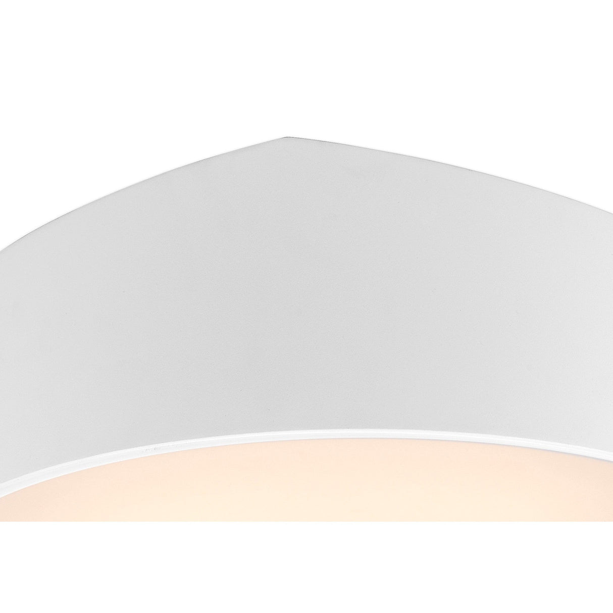 Mini 5 Light Round Flush Ceiling Light - White