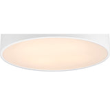 Mini 5 Light Round Flush Ceiling Light - White