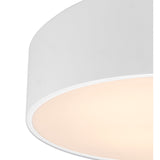 Mini 5 Light Round Flush Ceiling Light - White