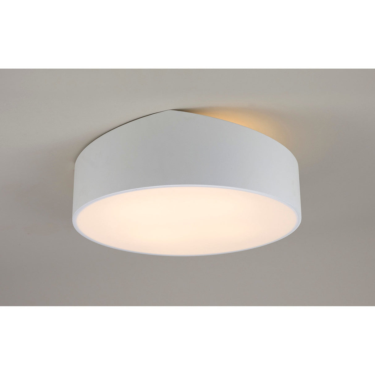 Mini 5 Light Round Flush Ceiling Light - White