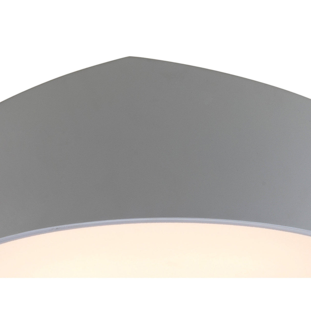 Mini 5 Light Round Flush Ceiling Light - Silver