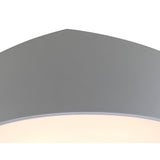 Mini 5 Light Round Flush Ceiling Light - Silver