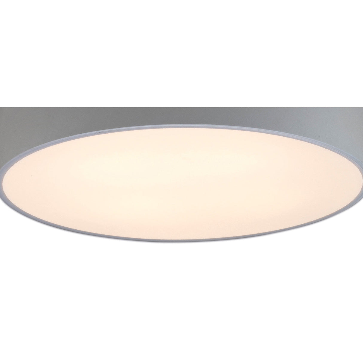 Mini 5 Light Round Flush Ceiling Light - Silver
