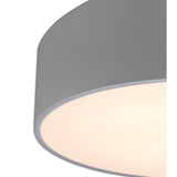 Mini 5 Light Round Flush Ceiling Light - Silver