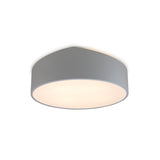 Mini 5 Light Round Flush Ceiling Light - Silver