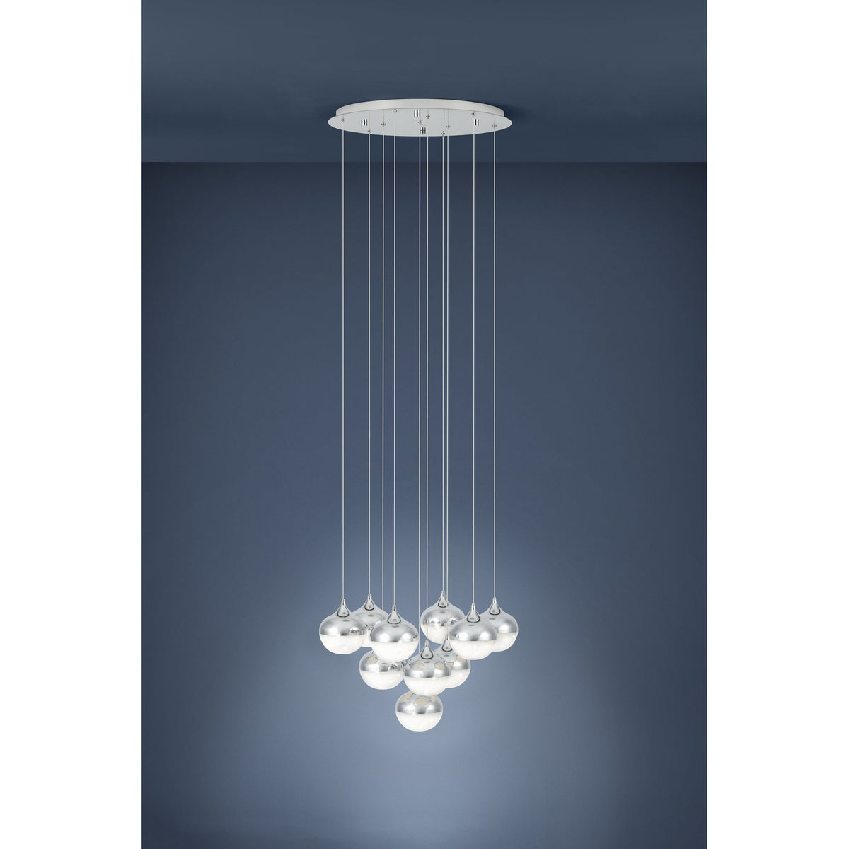 Mioglia 10 Light Pendant - Chrome