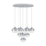 Mioglia 10 Light Pendant - Chrome