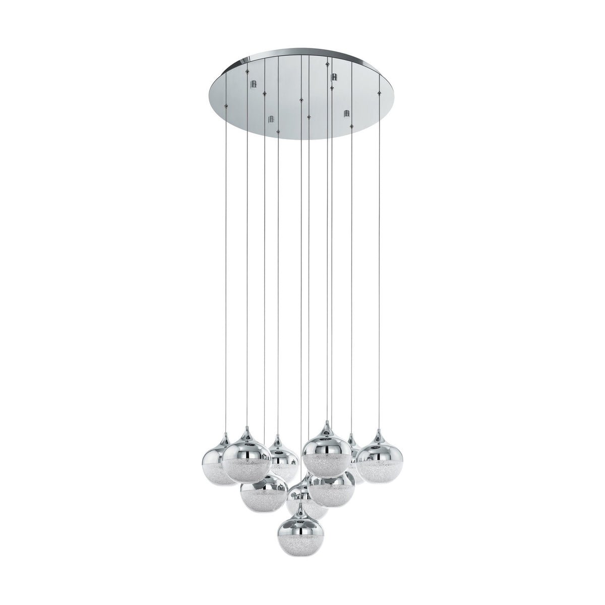 Mioglia 10 Light Pendant - Chrome