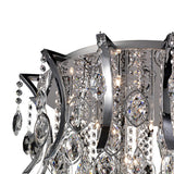 Mios 12 Light Crystal Flush Ceiling Light - Polished Chrome