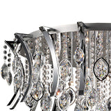 Mios 15 Light Crystal Flush Ceiling Light - Polished Chrome