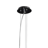 Miss 3 Light Pendant Light – Gloss White & Polished Chrome