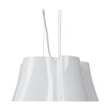 Miss 3 Light Pendant Light – Gloss White & Polished Chrome