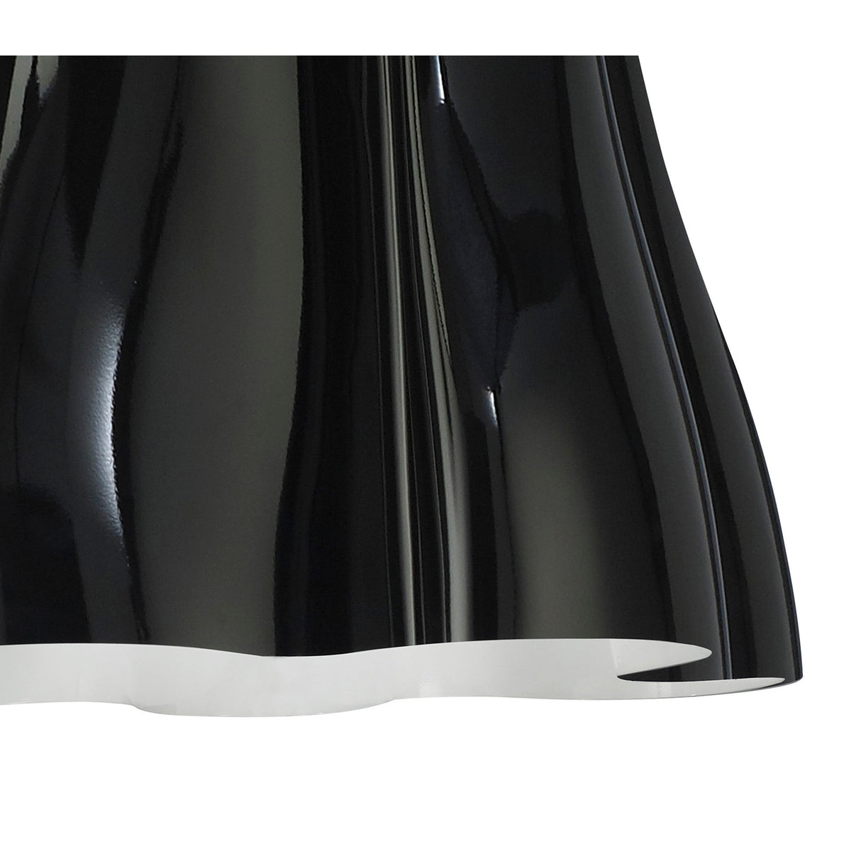 Miss 3 Light Pendant Light – Gloss Black & Polished Chrome