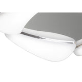 Mistral LED Flush Ceiling Light 24W 3000K - Polished Chrome