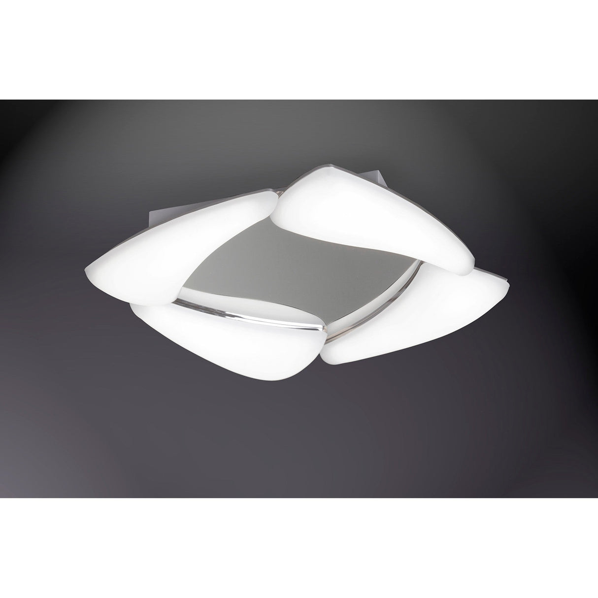 Mistral LED Flush Ceiling Light 24W 3000K - Polished Chrome