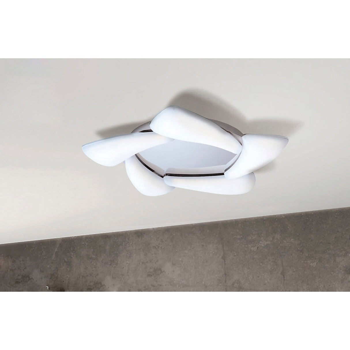 Mistral LED Flush Ceiling Light 30W 3000K - Polished Chrome