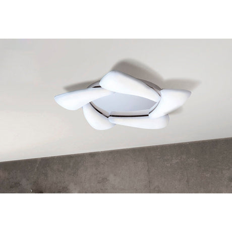 Mistral LED Flush Ceiling Light 30W 3000K - Polished Chrome