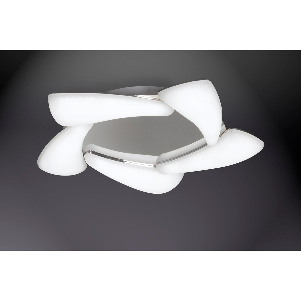 Mistral LED Flush Ceiling Light 30W 3000K - Polished Chrome
