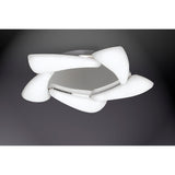 Mistral LED Flush Ceiling Light 30W 3000K - Polished Chrome
