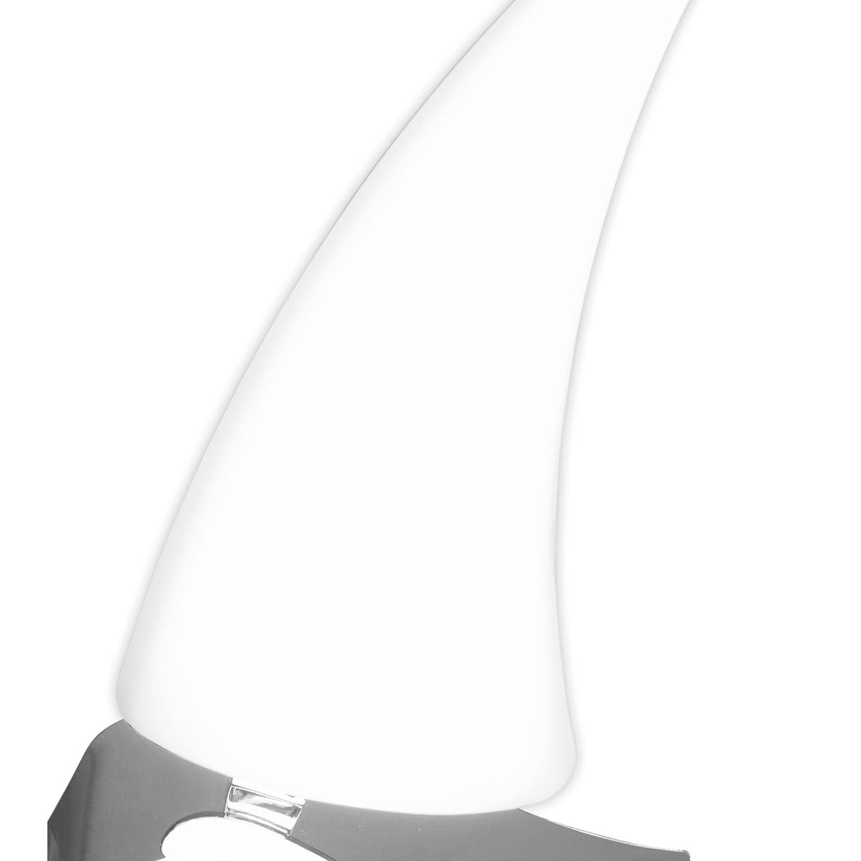 Mistral LED Frosted Acrylic Right Table Lamp 6W 3000K - Polished Chrome