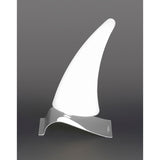 Mistral LED Frosted Acrylic Right Table Lamp 6W 3000K - Polished Chrome