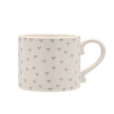 Whole Lot of Love Heart Print Stoneware Mug 290ml - White
