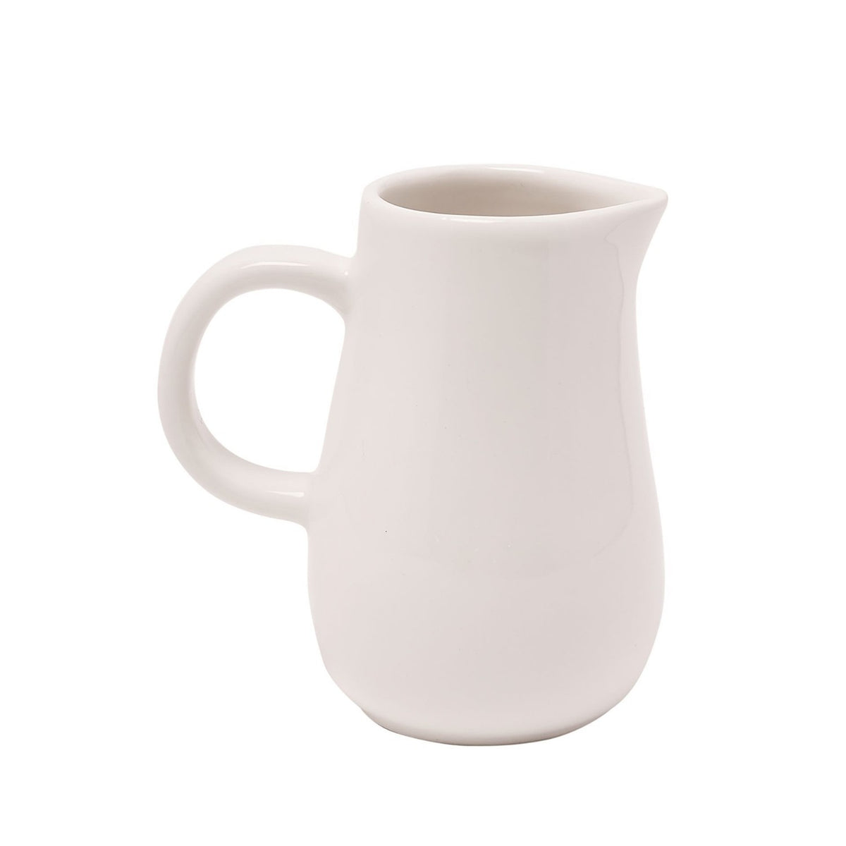 Best Buds Floral Small Glazed Stoneware Jug - Off White
