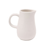 Best Buds Floral Small Glazed Stoneware Jug - Off White