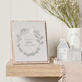 Always Better Together Dove Layered Wooden Plaque - Grey