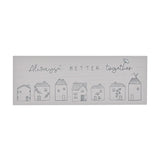 Always Better Together Mini Wooden Mantel Plaque - Grey