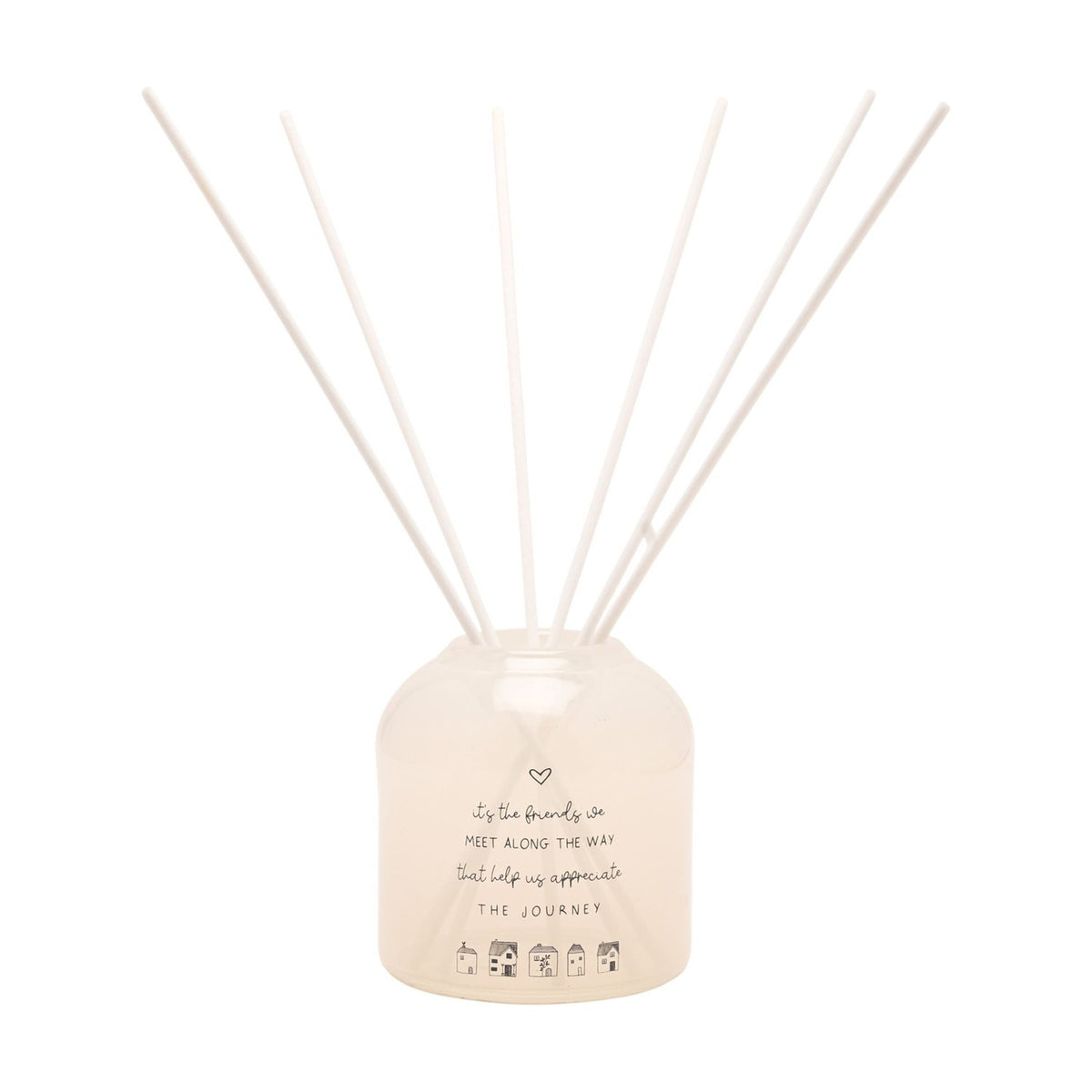 Friends Journey Sentiment Reed Diffuser 200ml - Cream & Grey
