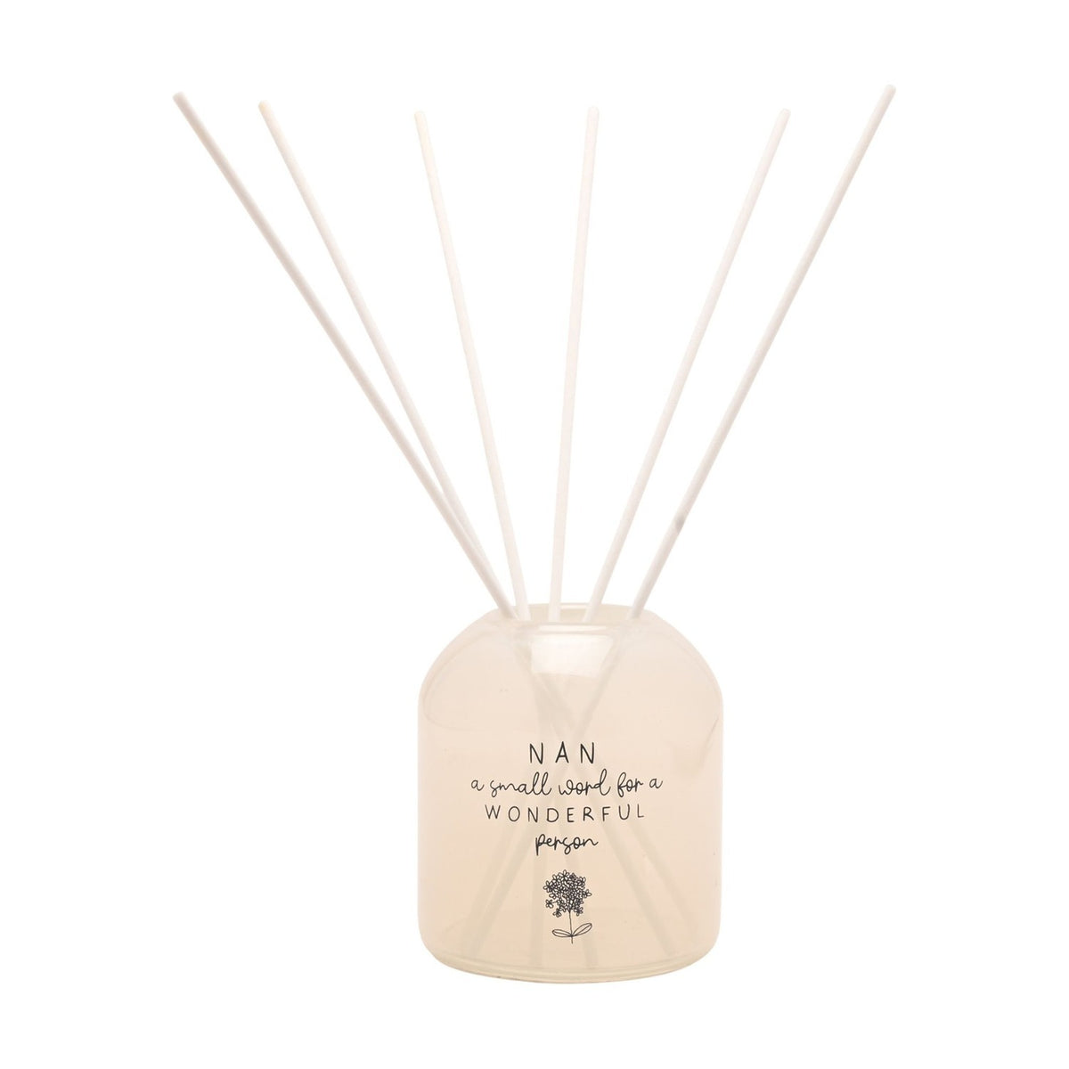 Nan Sentiment Floral Reed Diffuser 200ml - Cream & Grey