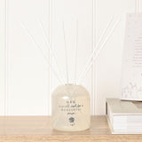 Nan Sentiment Floral Reed Diffuser 200ml - Cream & Grey