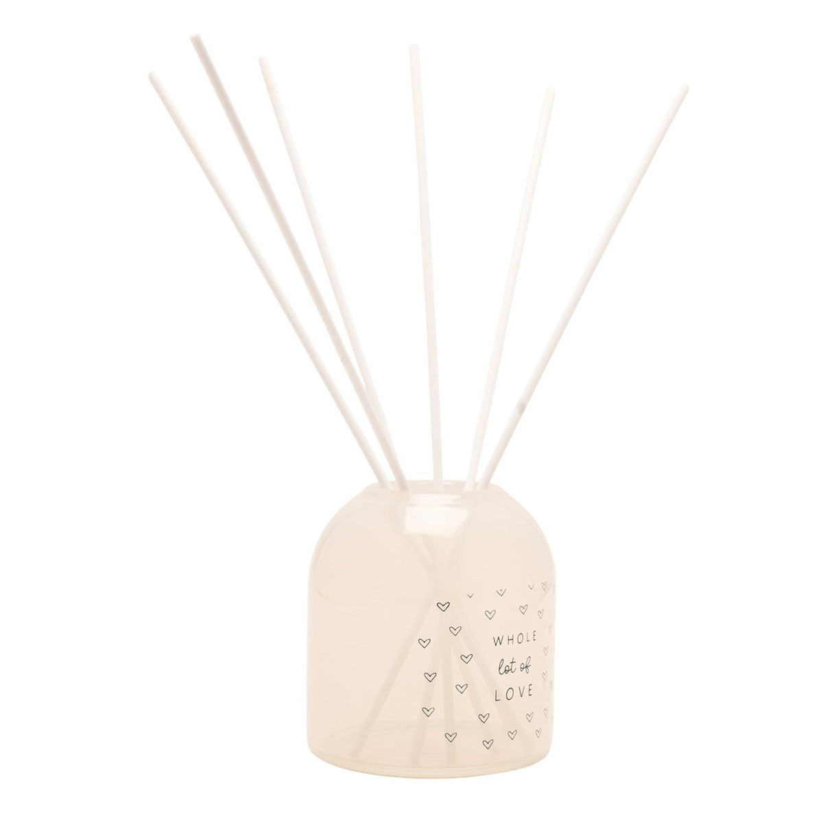 Arched Whole Lot of Love Reed Diffuser 200ml - Cream & Grey