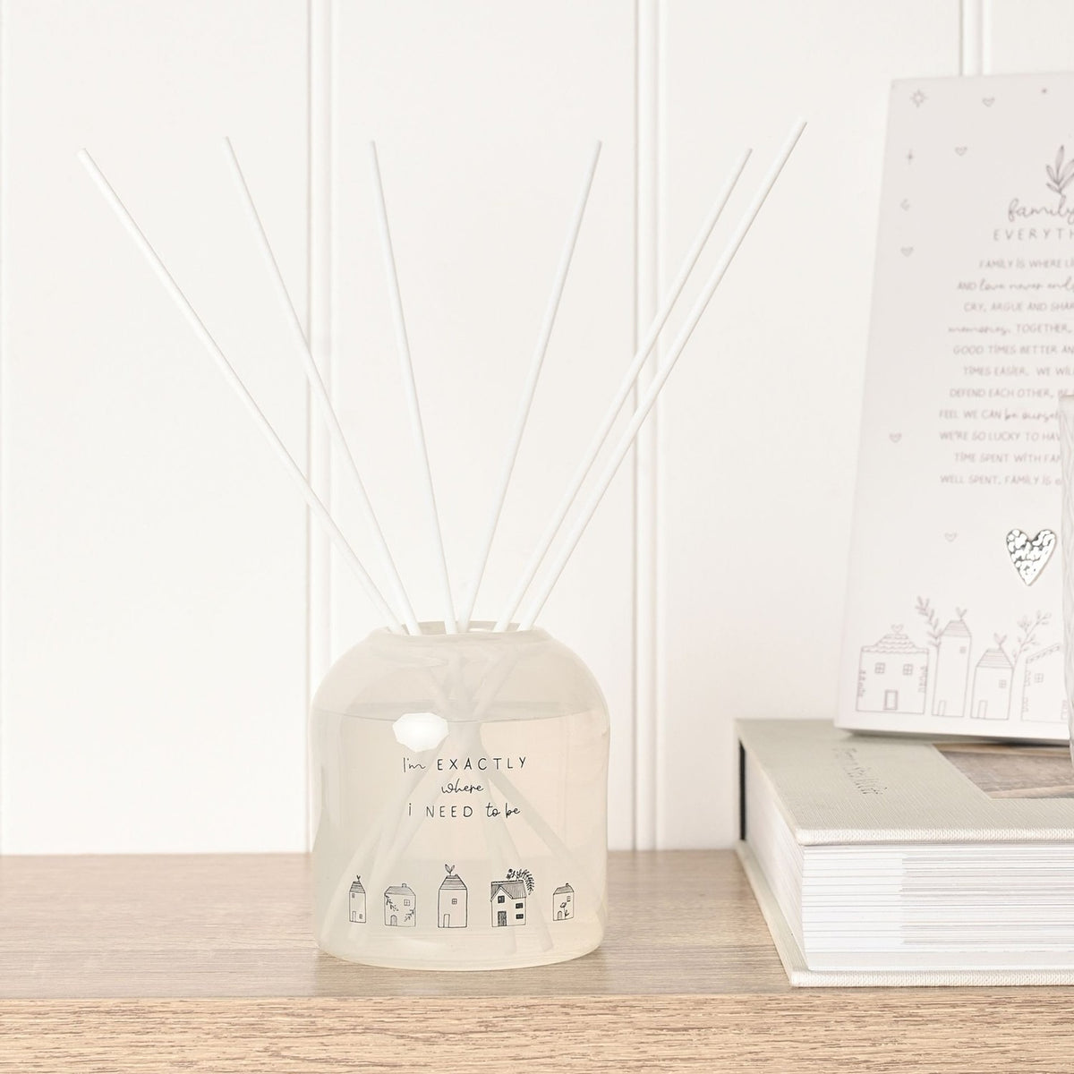 I'm Exactly Where I Need To Be Diffuser 200ml - Cream & Grey
