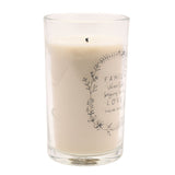Family Botanical Tall Scented Candle 480g - Cream & Clear