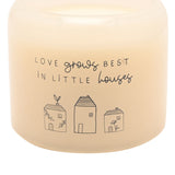 Love Grows Best Double Wick Scented Candle 390g - Cream