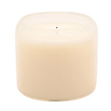 Family Round Double Wick Scented Candle 390g - Cream & Grey