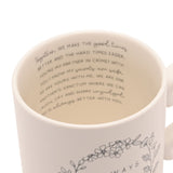 Always Better Together Mug with Inside Words 400ml - Cream