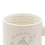 Grandad Best Friend Mug with Inside Words 400ml - Cream