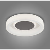 Moca LED Flush Ceiling Light 30W 4000K - White/Mocha