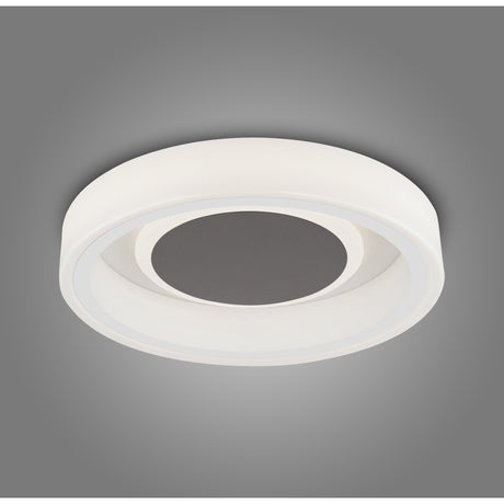 Moca LED Flush Ceiling Light 30W 4000K - White/Mocha