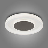 Moca LED Flush Ceiling Light 40W 4000K - White/Mocha