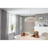 Mogano 1 Pendant Light - White & Copper