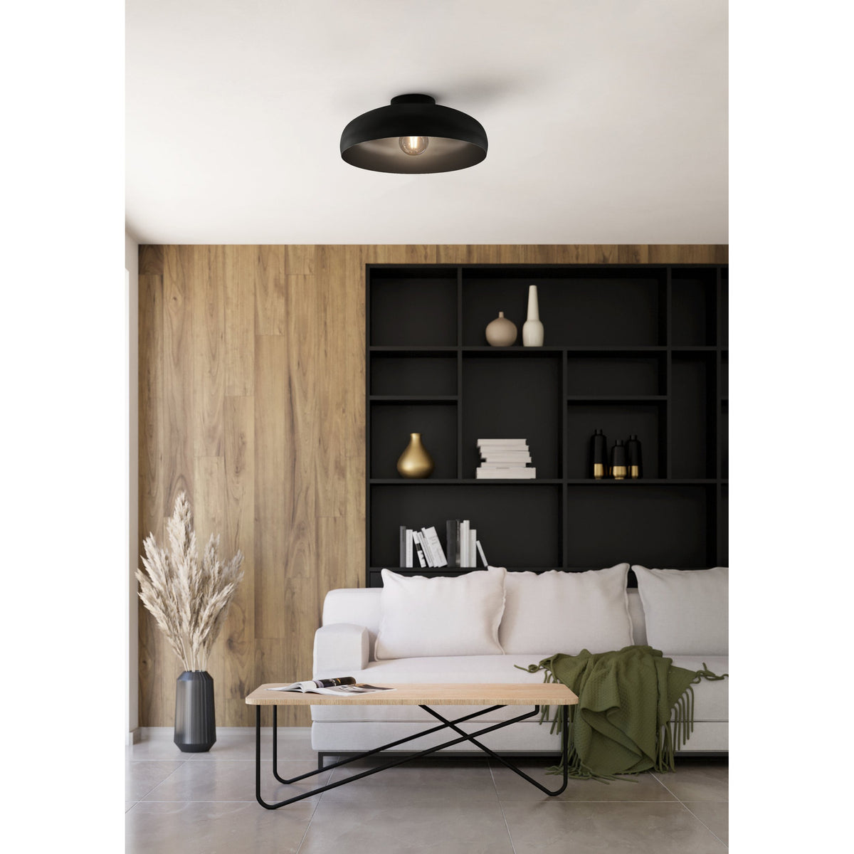 Mogano Ceiling Light - Black