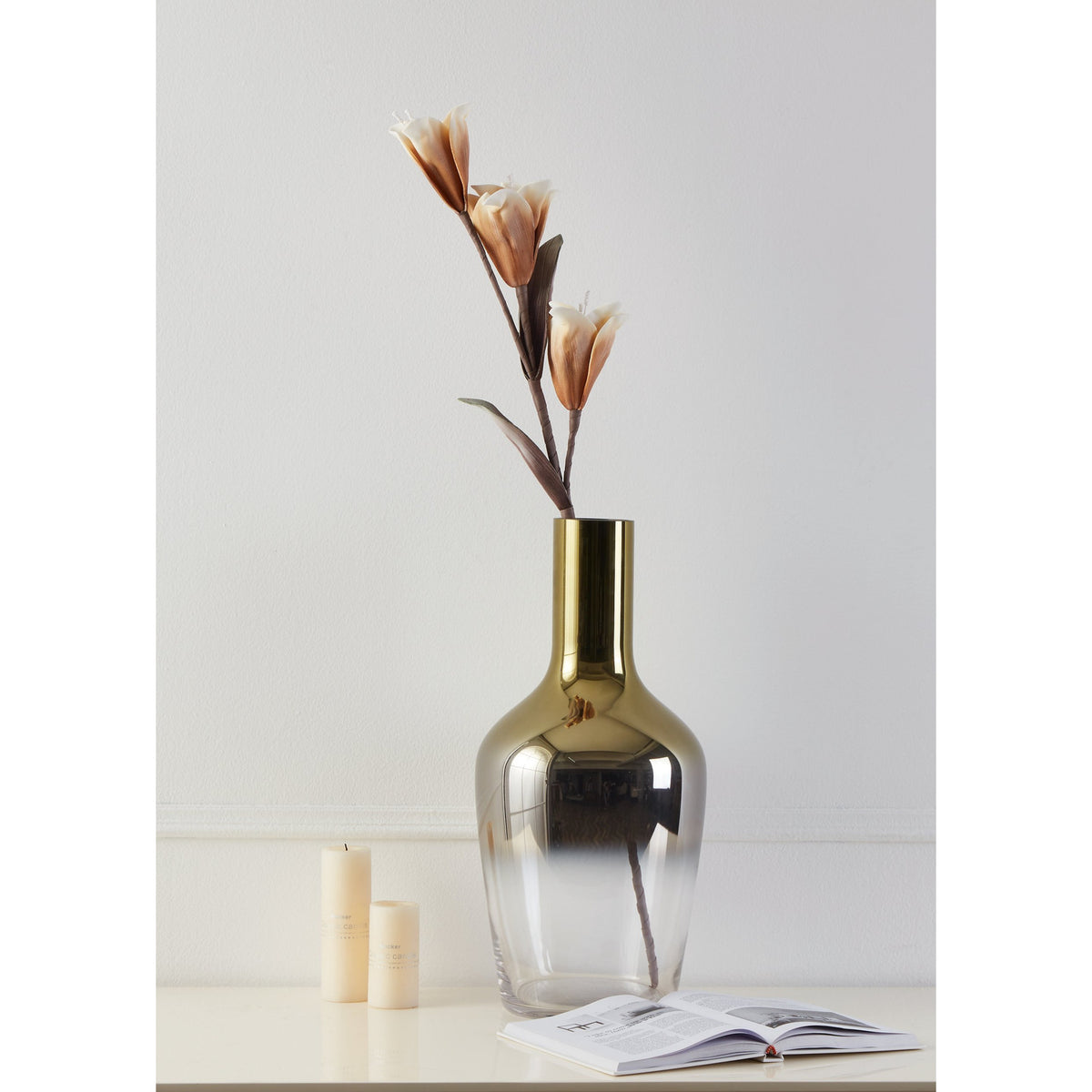 Molave Artificial Flower 428116 - Brown & White